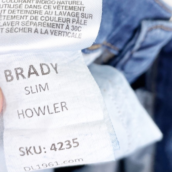 DL1961 Boys Brady Slim Fit Denim Jeans Howler Size 14 - Picture 11 of 14